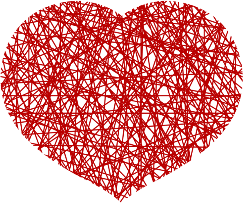 Free Png Decorative Red Heart Png - Circle (850x707), Png Download