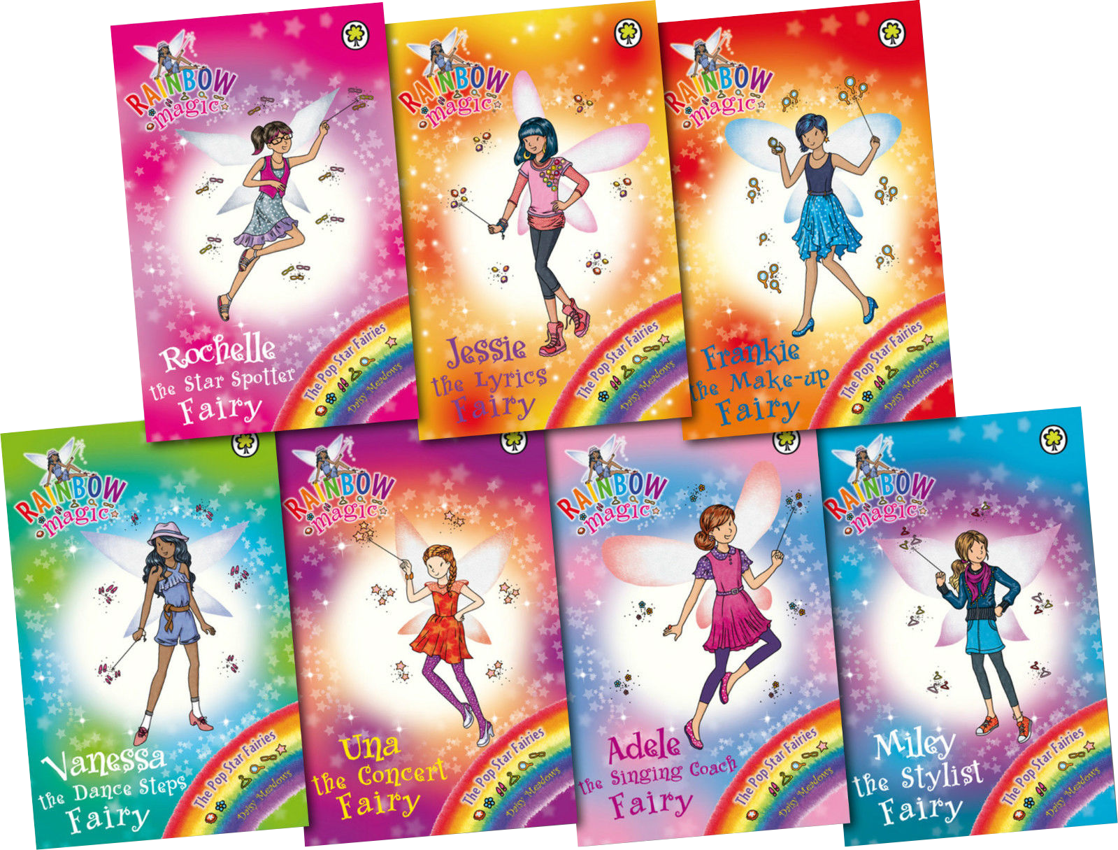 Rainbow Magic Pop Star Fairies (1599x1215), Png Download