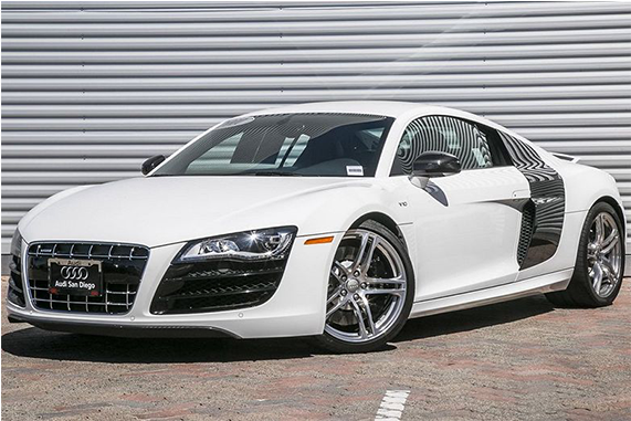 Audi R8 Coupe Super Car Rental In Europe - Audi R8 (570x570), Png Download