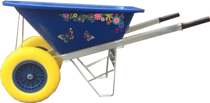 Gardening & Landscaping Wheelbarrows - Wheelbarrow (1400x400), Png Download