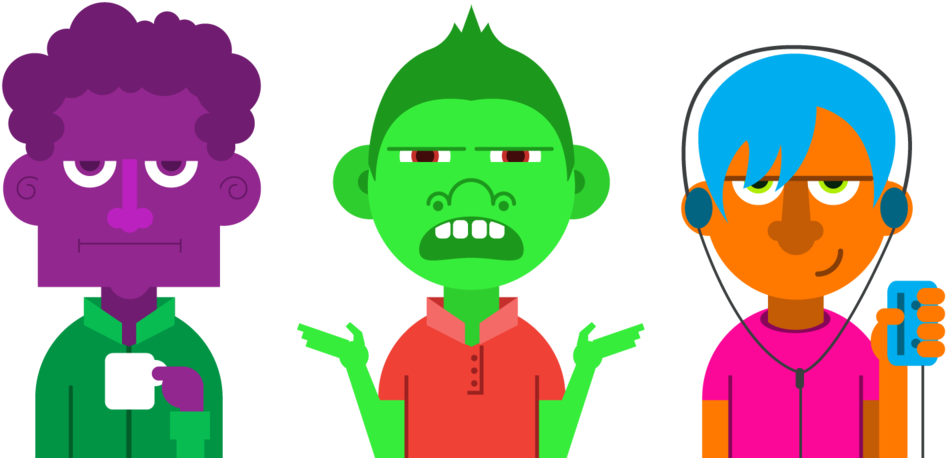 Vector People Gallery 1 (1000x500), Png Download