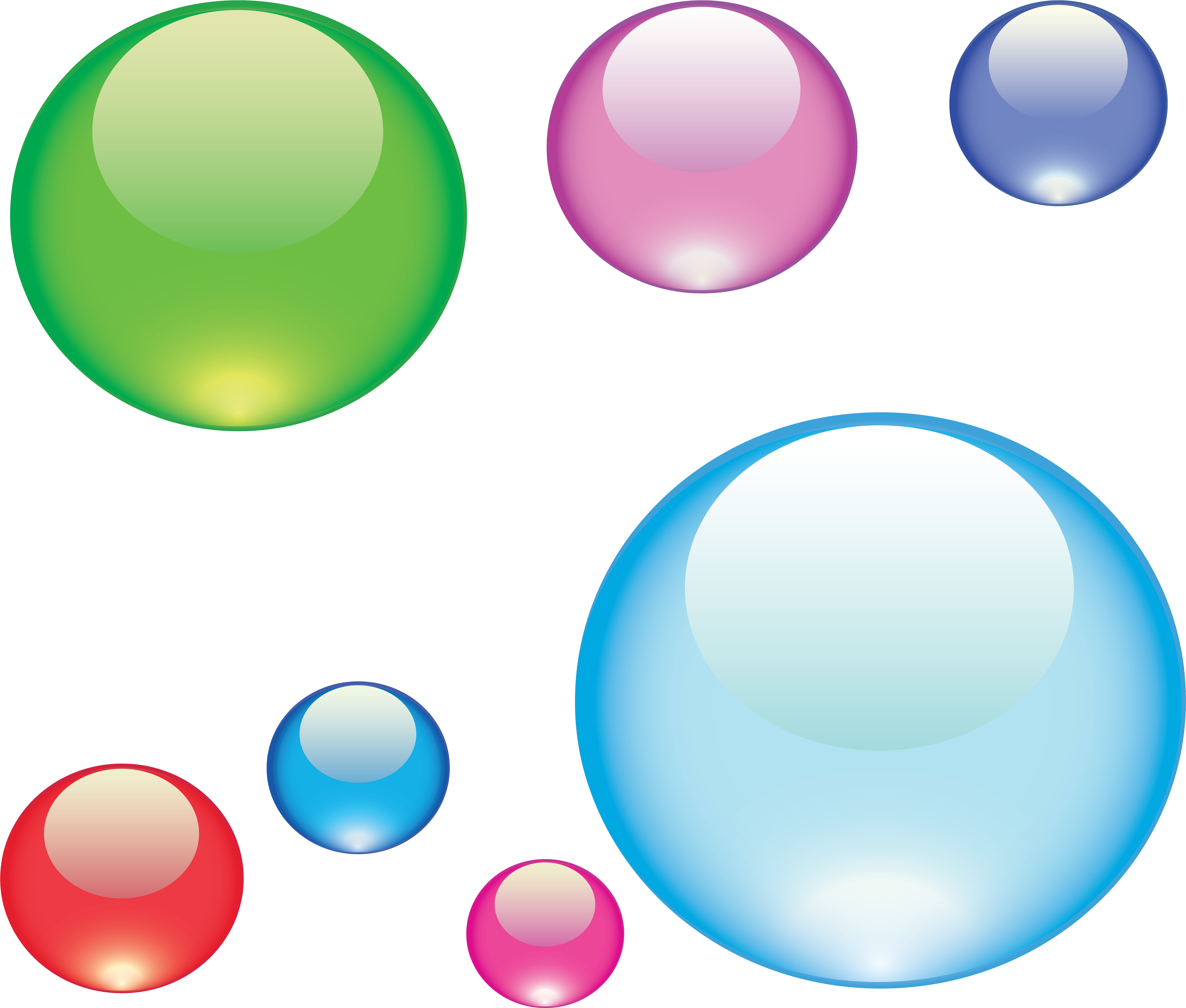 Clip Library Marbles Clipart Frames Illustrations Hd - Glass Marbles (6250x6250), Png Download