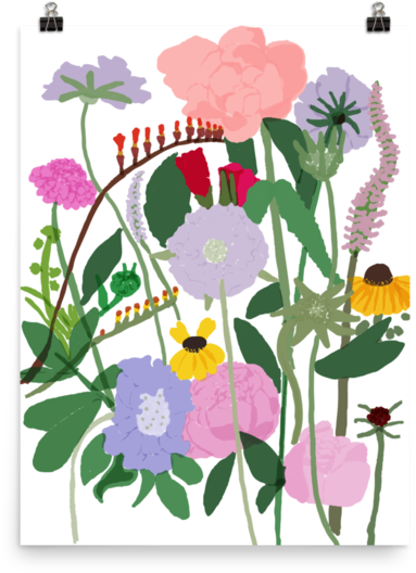 Dutch Flowers Poster - Poster (600x600), Png Download