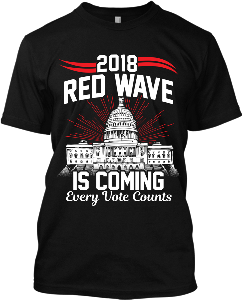 Red Wave Is Coming T-shirt - Soccer Mom Tee Shirts (907x1023), Png Download