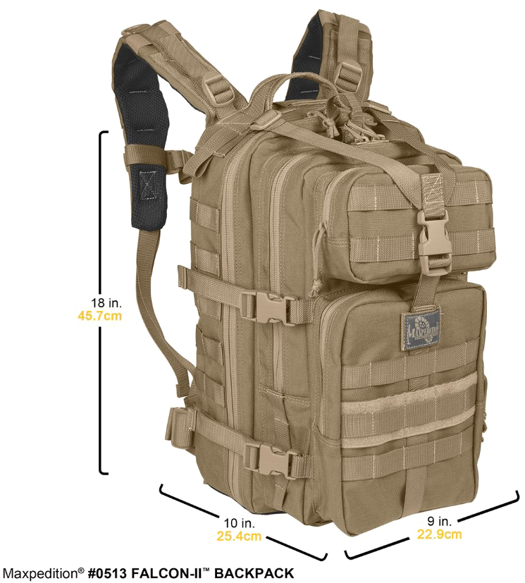 Survival Backpack Png Hd - Maxpedition Falcon Iii Hydration (854x854), Png Download