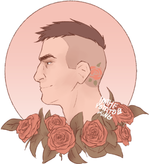 #dwight Fairfield#david King#dead By Daylight#reneesart - Garden Roses (540x596), Png Download