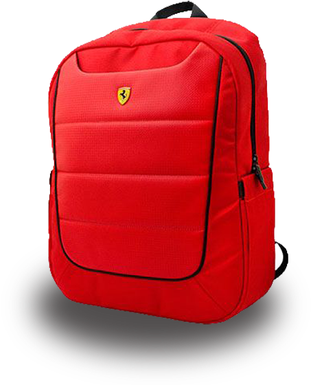Ferrari Red Back Pack - Hand Luggage (592x600), Png Download