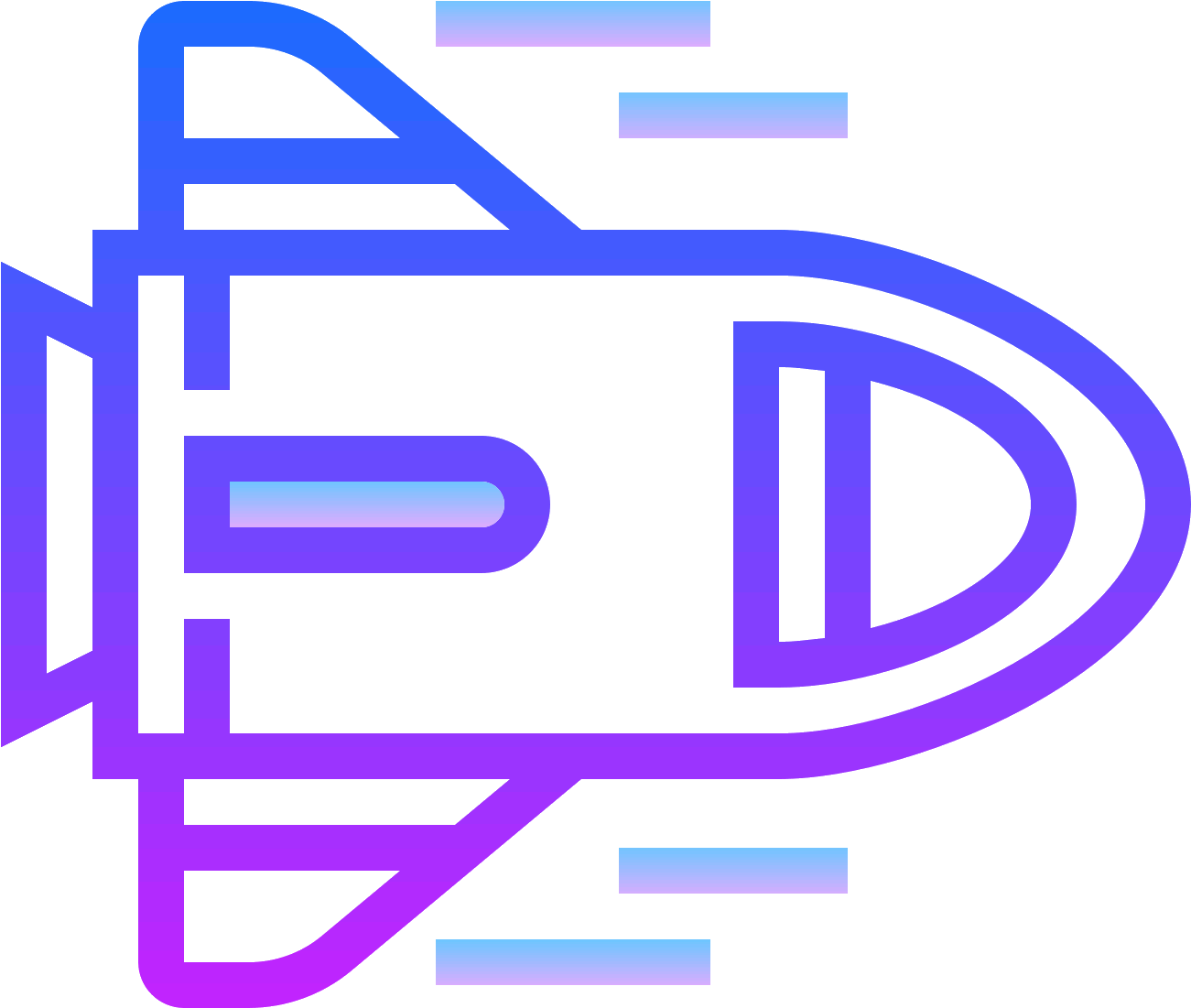 Space Shuttle Icon - Electric Blue (1600x1600), Png Download