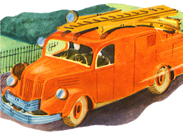 Fire Truck Clipart Old Fashioned - Model Car (640x480), Png Download