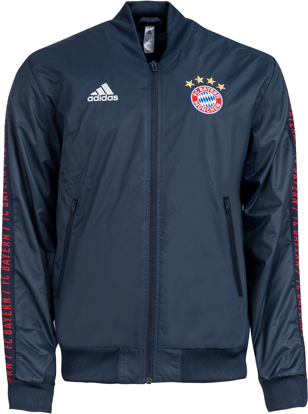 Fc Bayern Munich Anthem Jacket - Zipper (1600x1600), Png Download
