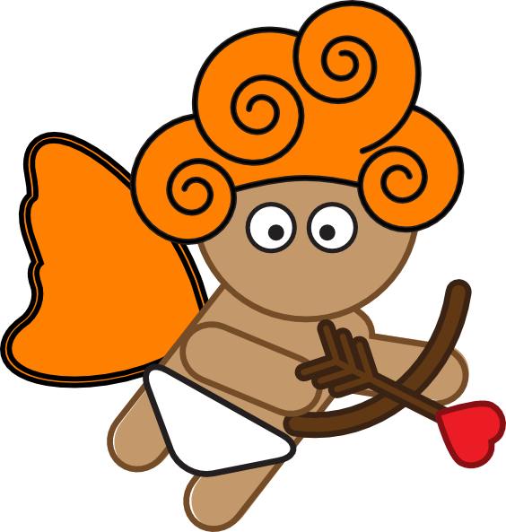 Animasi Cupid (564x593), Png Download