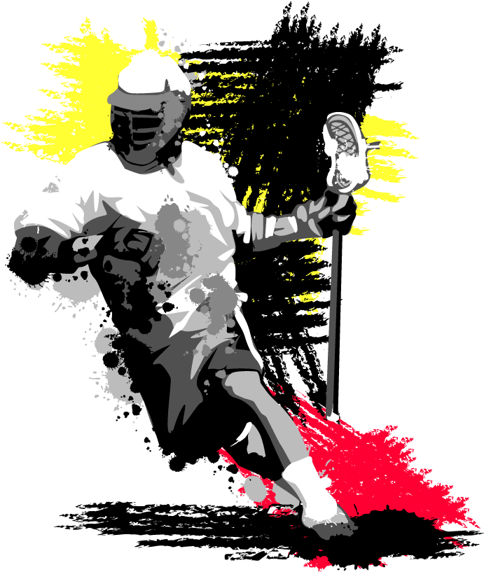 Gladiator Lacrosse Black Friday Free Shipping R - Lacrosse Graphic (732x858), Png Download