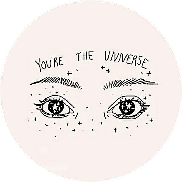 Tumblr Aesthetic Quote Quotes Stars Star Space Png - Featured On Wedding Chicks 2018 (598x598), Png Download