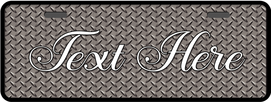 Personalized License Plate - Fibra De Carbono Textura (864x432), Png Download