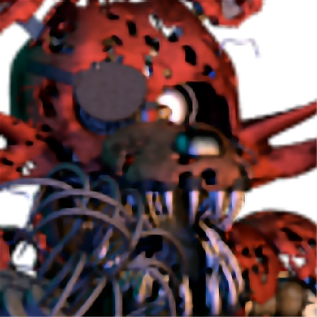 Nightmare Classic Foxy Mugshot For Custom Night Or - Nightmare Classic Foxy (1024x1024), Png Download