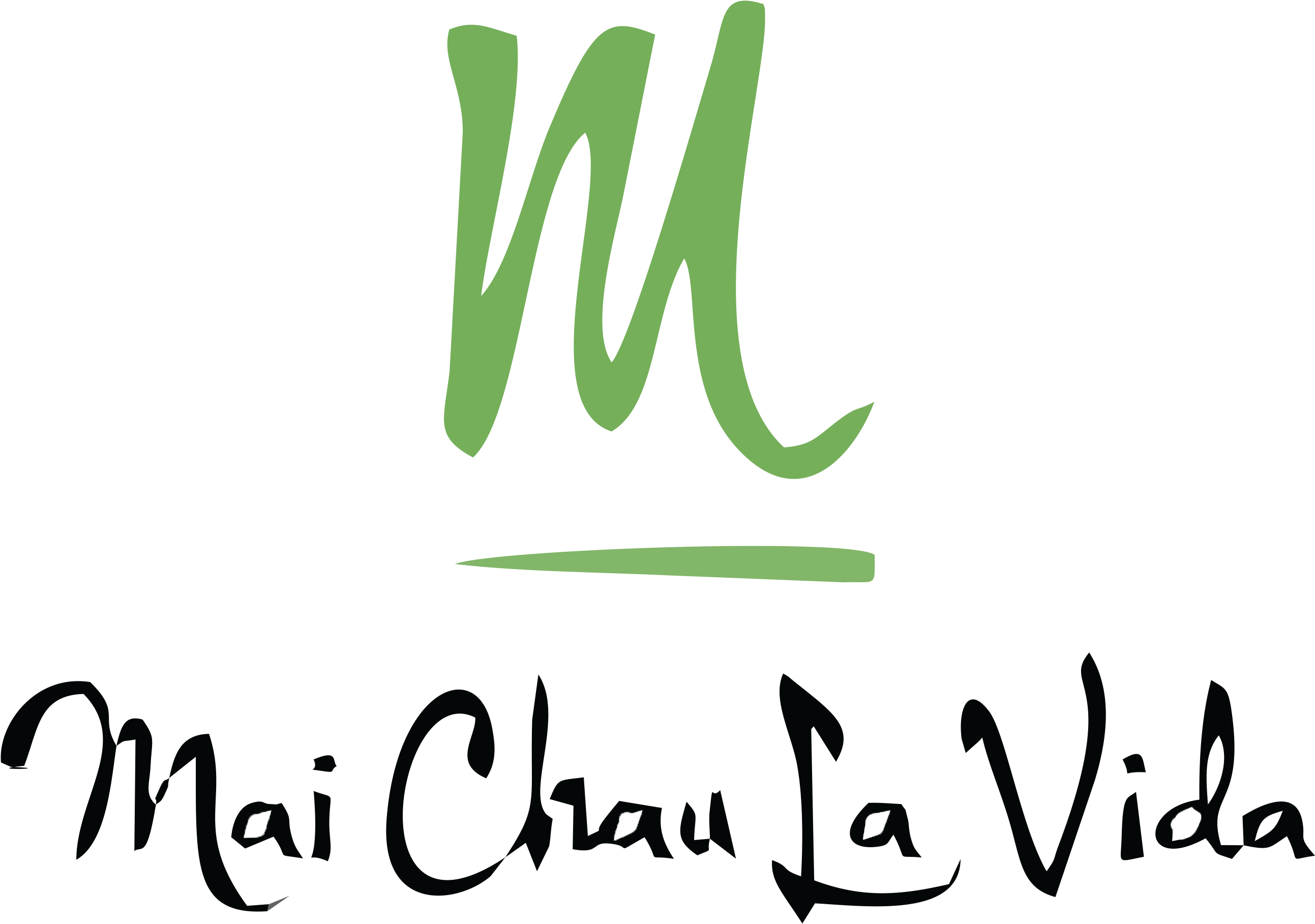 Maichau La Vida - Calligraphy (2632x1908), Png Download