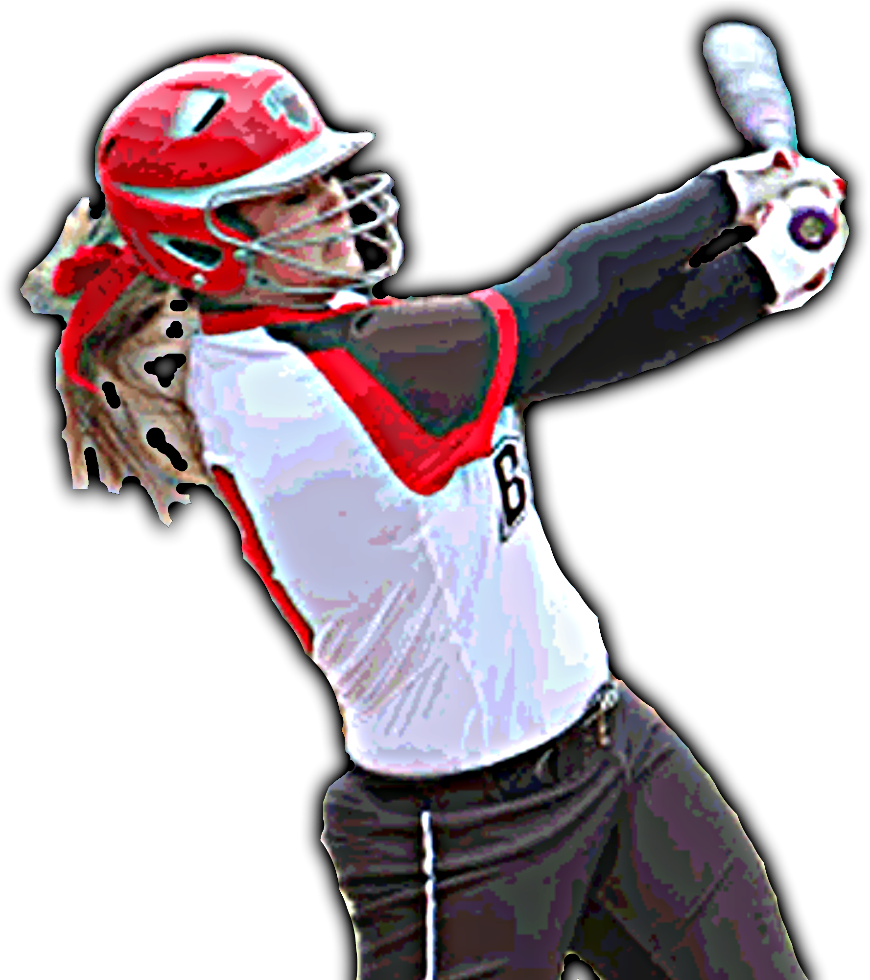 Softball Academy Alumni - Baseball Player (2000x2000), Png Download