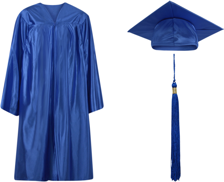 Royal Blue - Square Academic Cap (800x800), Png Download
