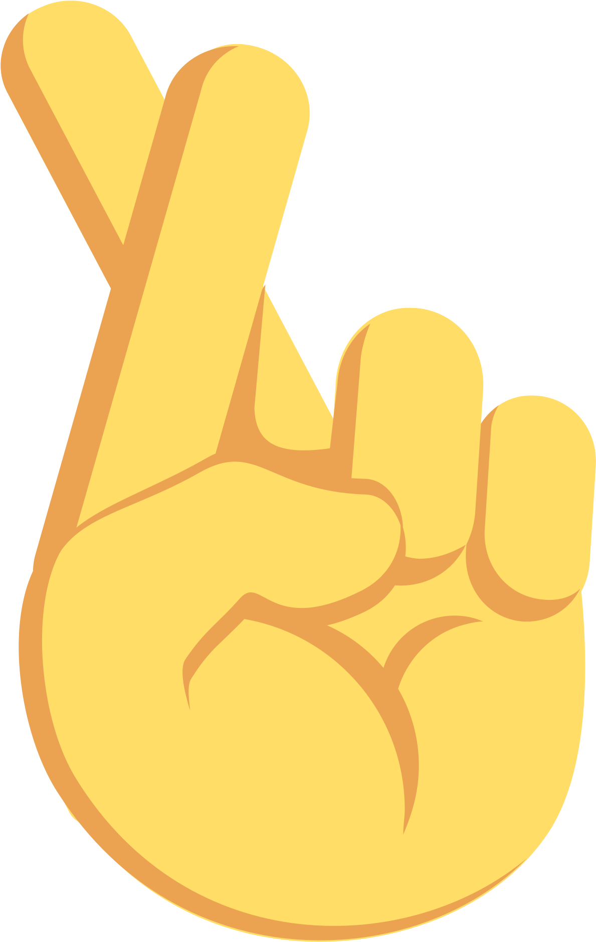 File Emojione Wikimedia Commons Png Fingers Crossed Crossed Fingers