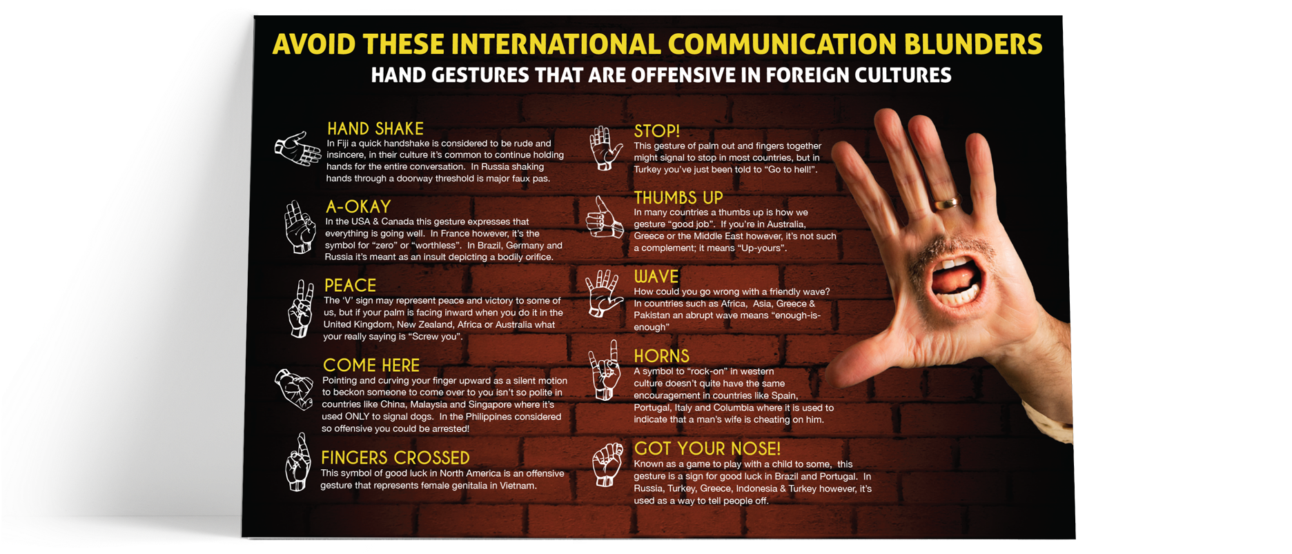 Creative Design - Sign Language (1878x1000), Png Download