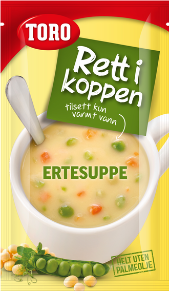 Toro Cup Norwegian Pea Soup - Rett I Koppen (747x629), Png Download