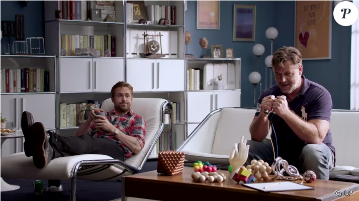 Ryan Gosling Et Russell Crowe En Thérapie De Couple - The Nice Guys (950x400), Png Download