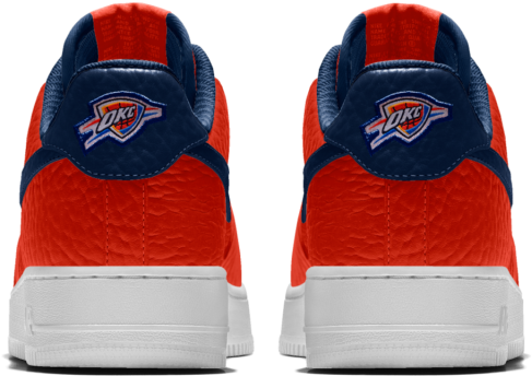 Nike Air Force 1 Oklahoma City Thunder - Nike Air Force Chicago Bulls (800x435), Png Download