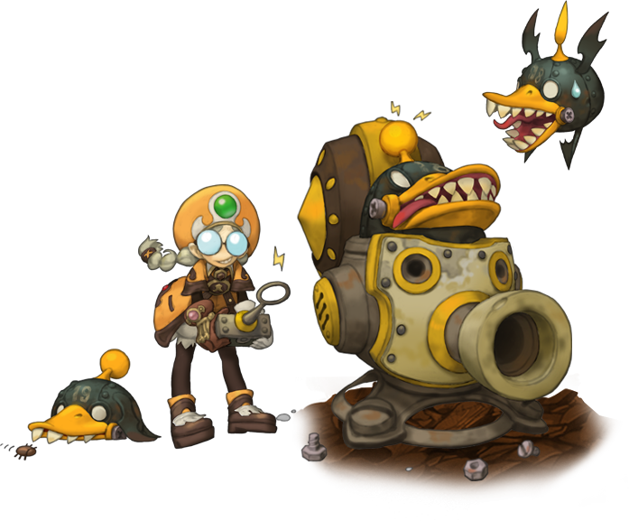 New “academic” Class Cannon-blasts Her Way Into Dragon - Dragon Nest Academic Story (697x577), Png Download