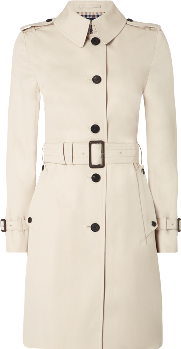 Trafalgar Single Breasted Trench Coat - Overcoat (584x764), Png Download