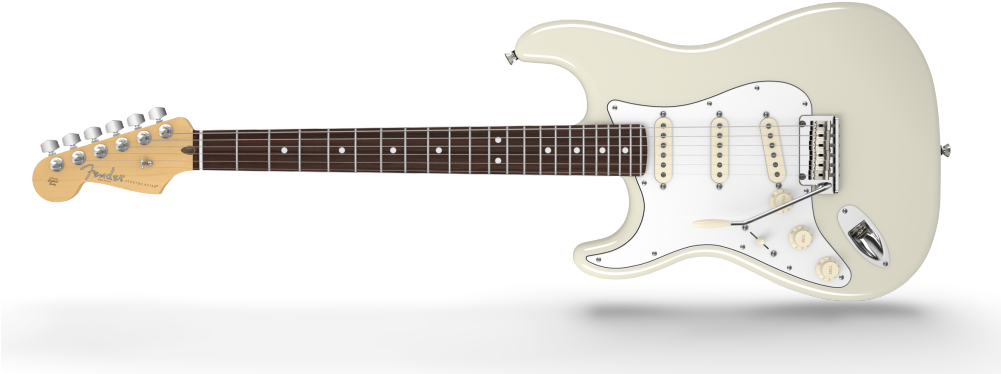 Fender American Standard Lefthanded Stratocaster - Left Handed Fender Stratocaster Png (1000x412), Png Download