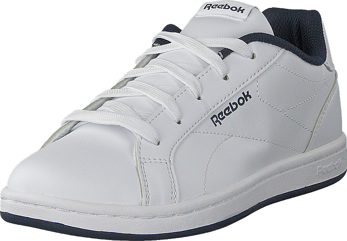 Royal Complete Cln White/collegiate Navy - Sneakers (705x489), Png Download