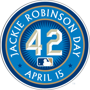 Jackie Robinson Day Logo (316x316), Png Download