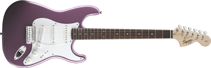 Fender Squier Affinity Stratocaster Rw Electric Guitar - Purple Fender Electric Guitar (700x700), Png Download