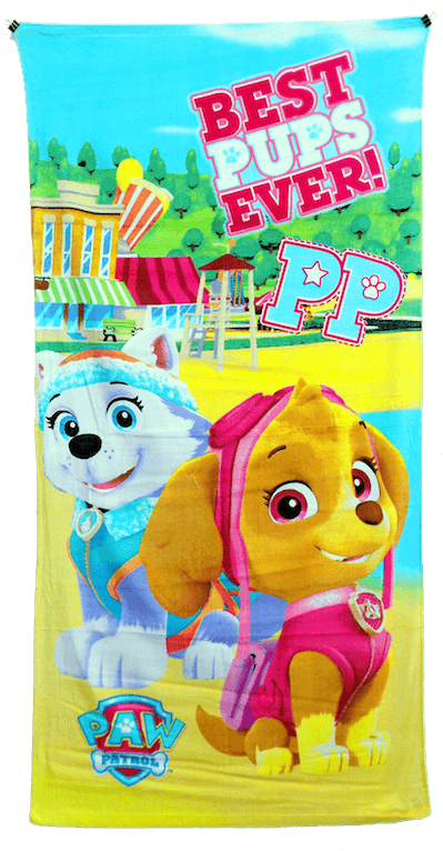Paw Patrol 2 Girl Towel - Stuffed Toy (420x766), Png Download