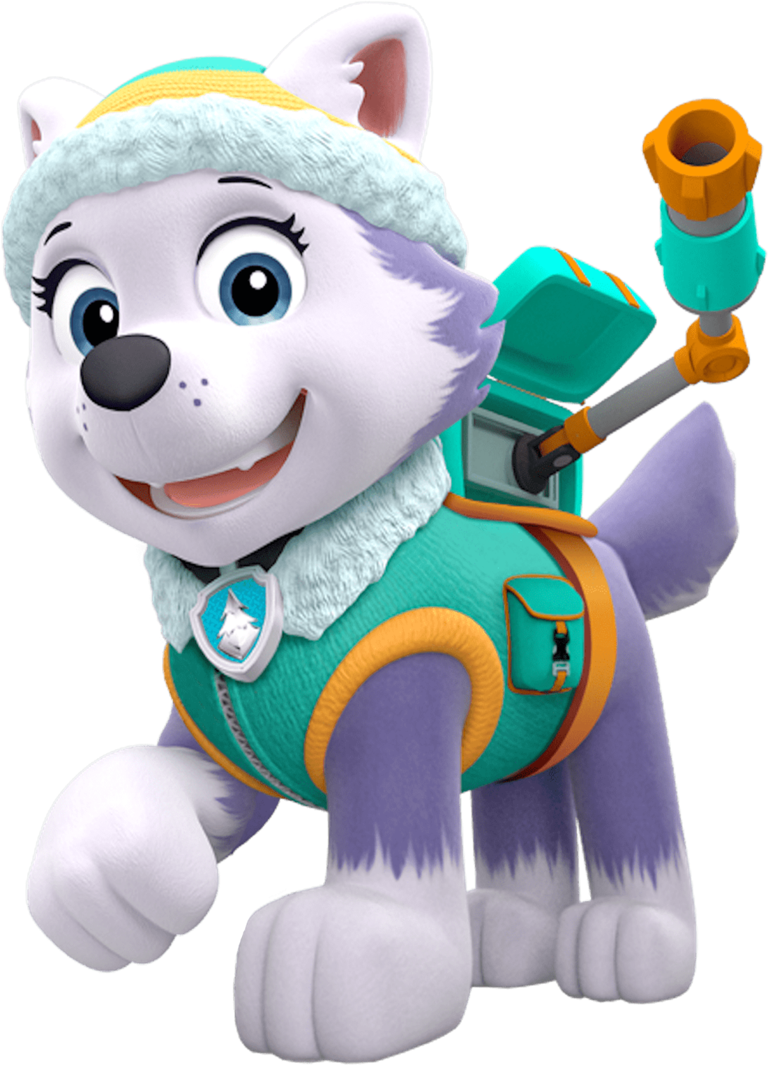 Siberian Husky Super Paw Patrol Adventure Puppy Party - Paw Patrol Everest Png (1131x1600), Png Download