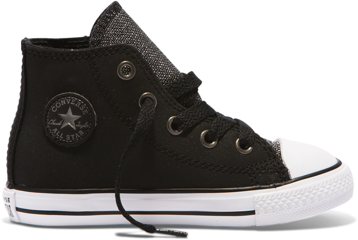 Chuck Taylor All Star Graphite And Glitter Toddler - Converse All Star Player Ev Ox (1200x1200), Png Download