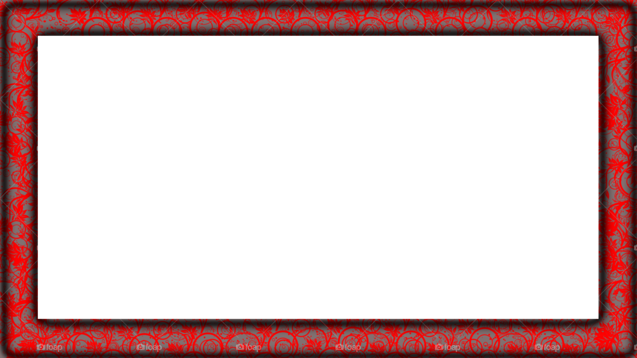 Png Frame Wedding - Red Gold Frame Png (1280x720), Png Download