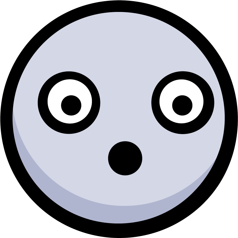 Surprised - Circle (1000x1000), Png Download