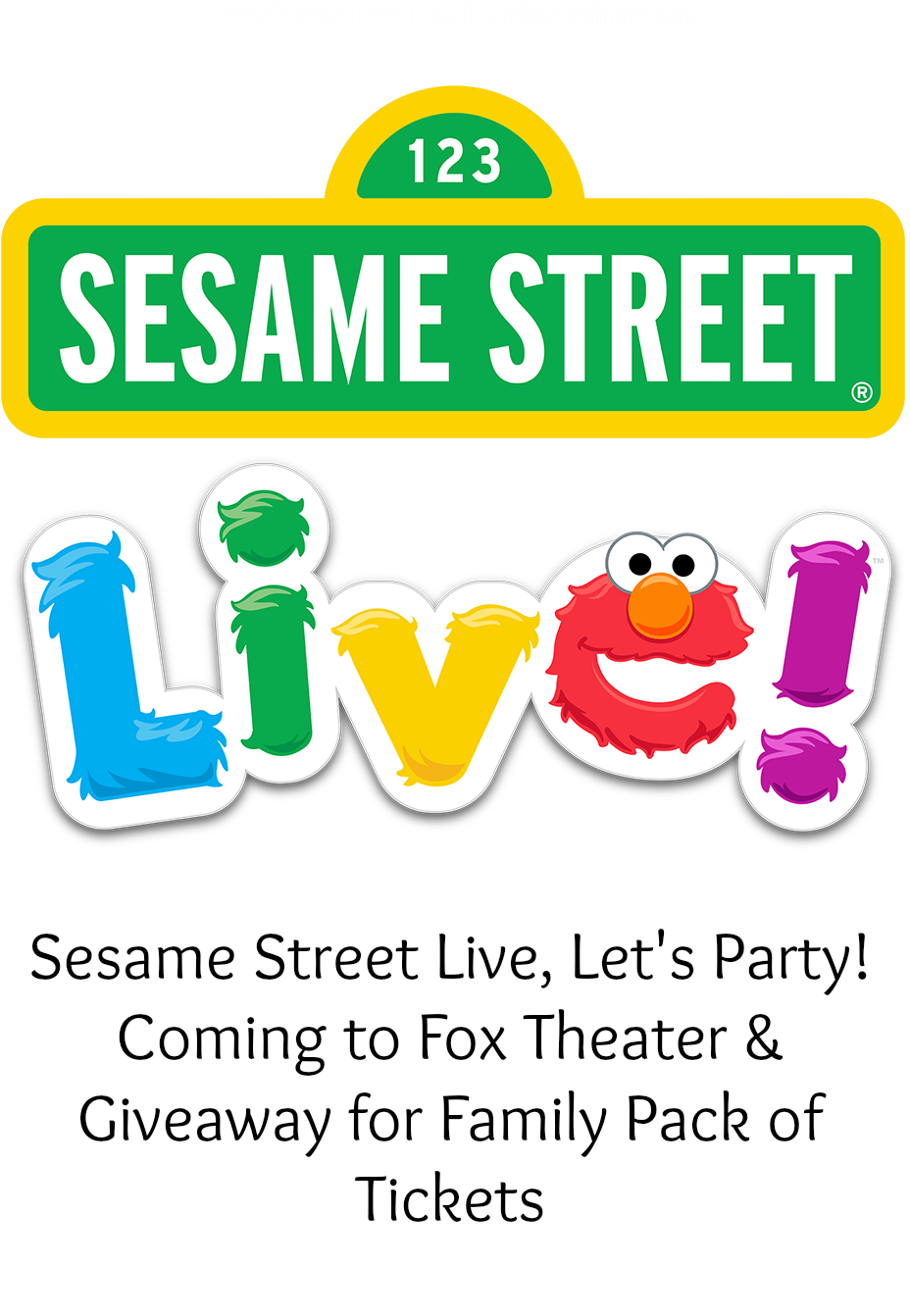 Sesame Street Live Coming To The Fox Theatre Detroit - Sesame Street Sign (928x1342), Png Download