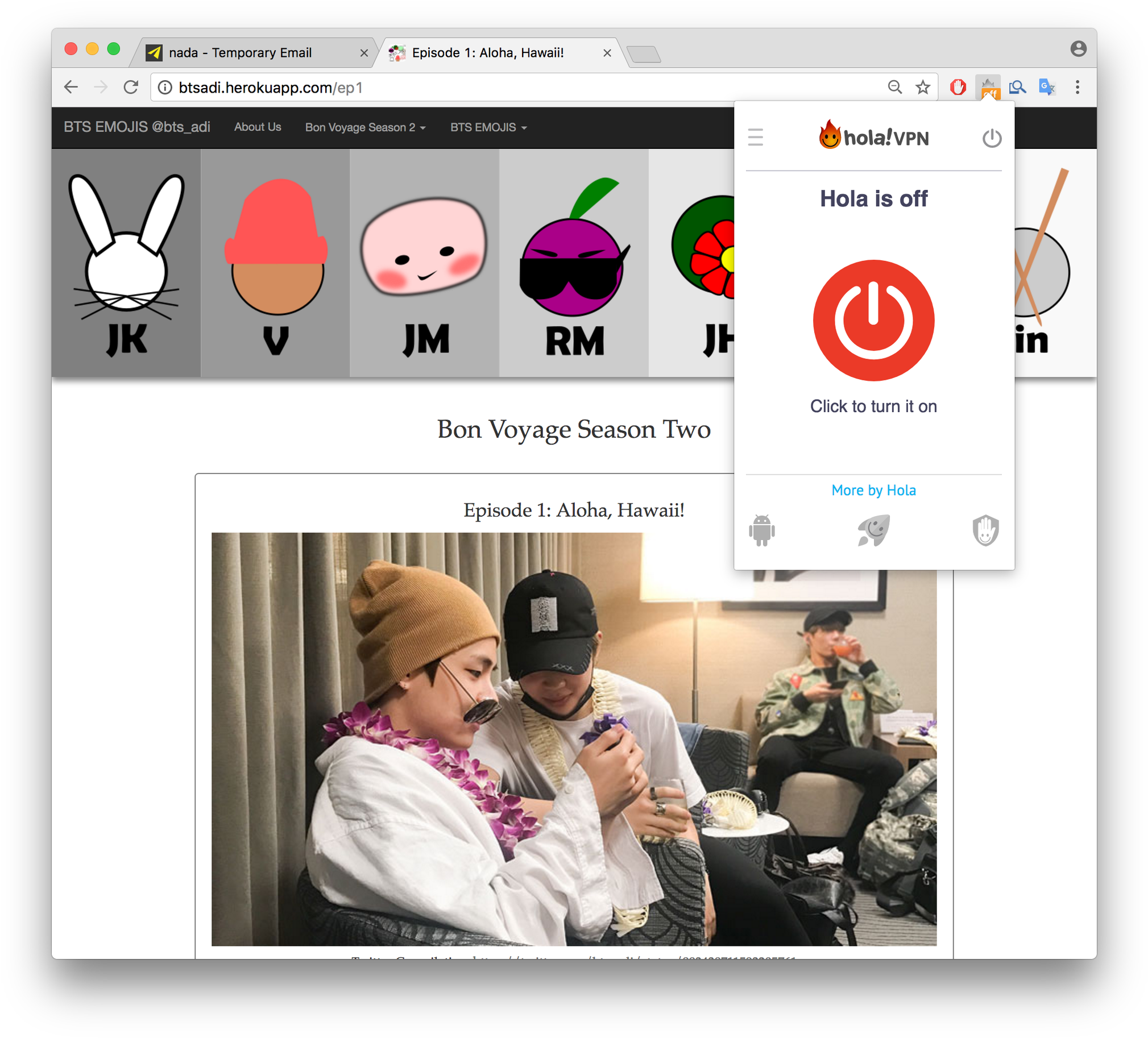 Bts Emojis 😆✌ On Twitter - Bon Voyage 2 Bts (2048x1847), Png Download