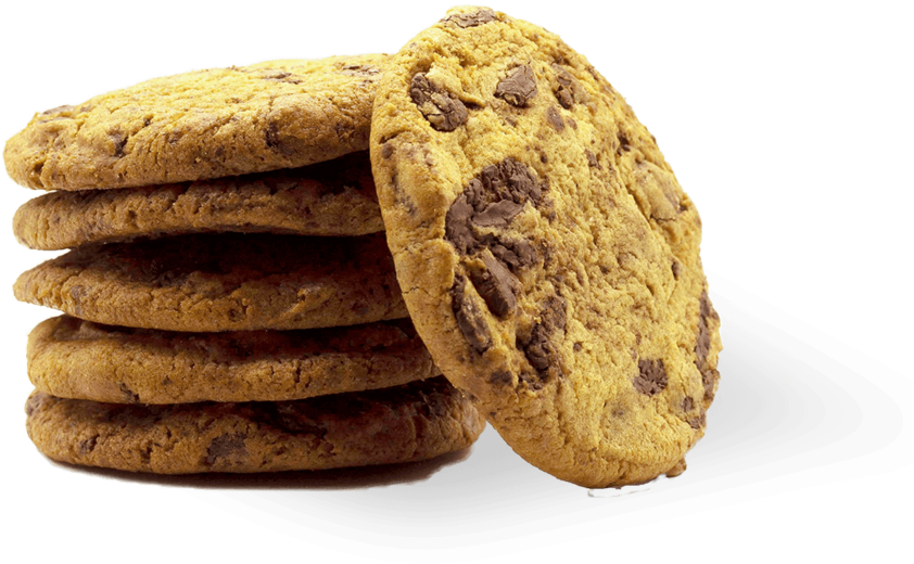 Choc Cookie - Chocolate Chip Cookie (1000x757), Png Download