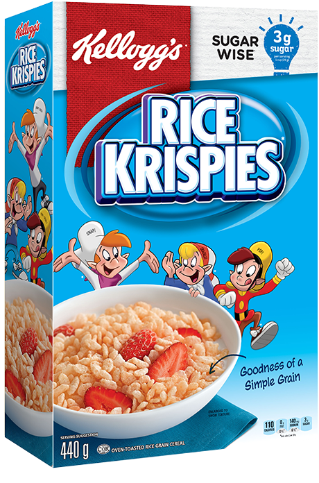 Rice Krispies Cereal Logo Png - Kellogg's Rice Krispies Cereal (580x800), Png Download