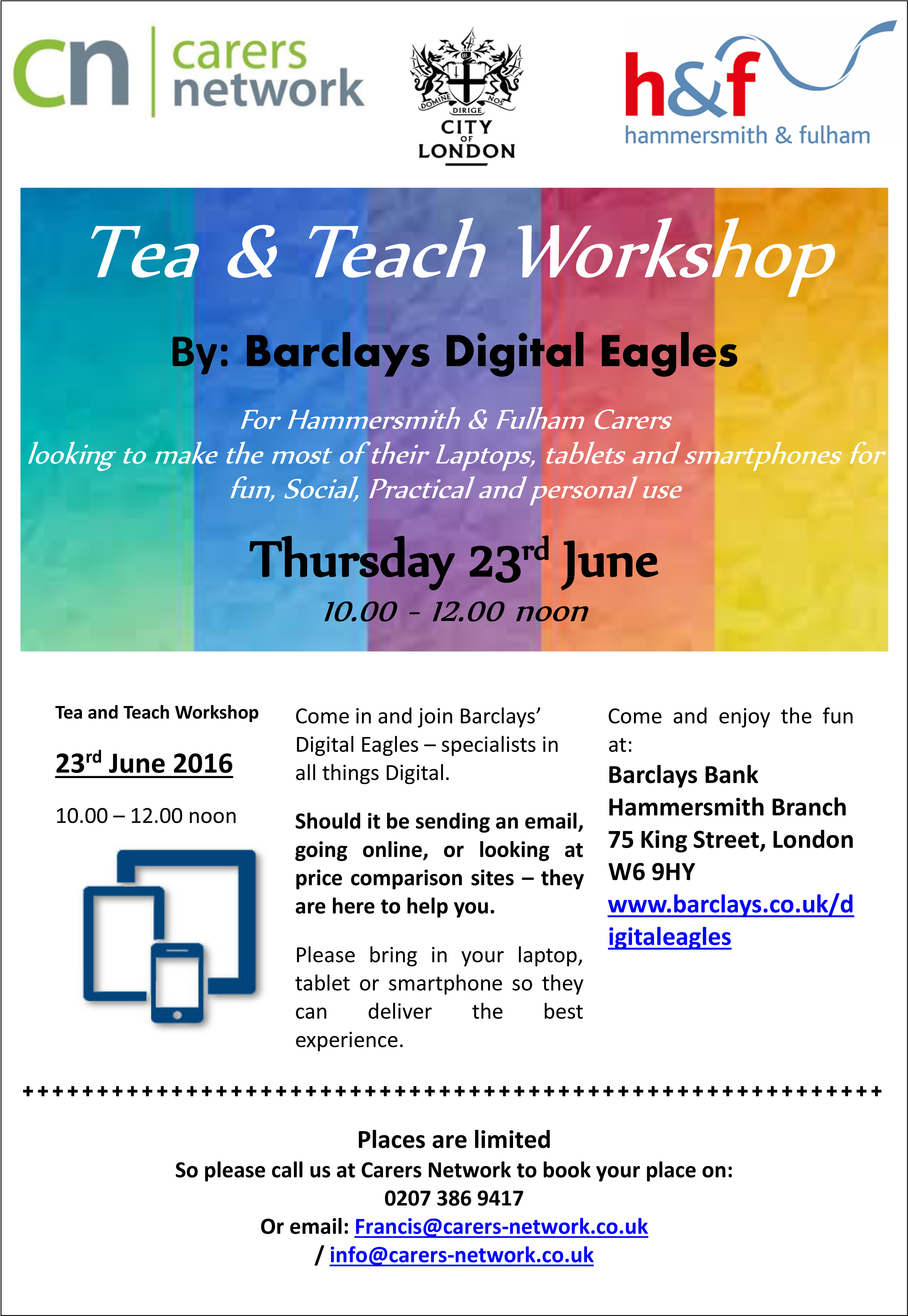 Share This - - Tea And Teach Barclays (2390x3309), Png Download