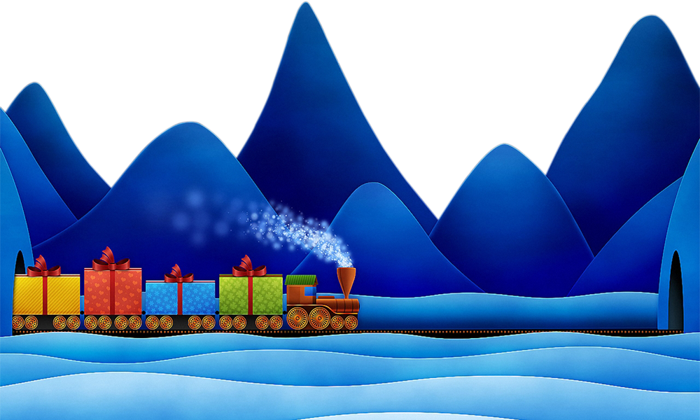 Christmas Lights Background - Christmas Desktop (1000x600), Png Download