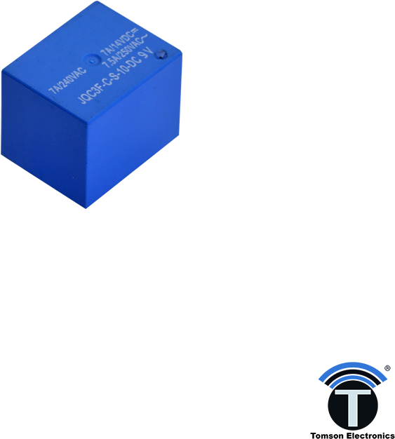 9 V Single Contact Sugar Cube Relay - Box (1024x1024), Png Download