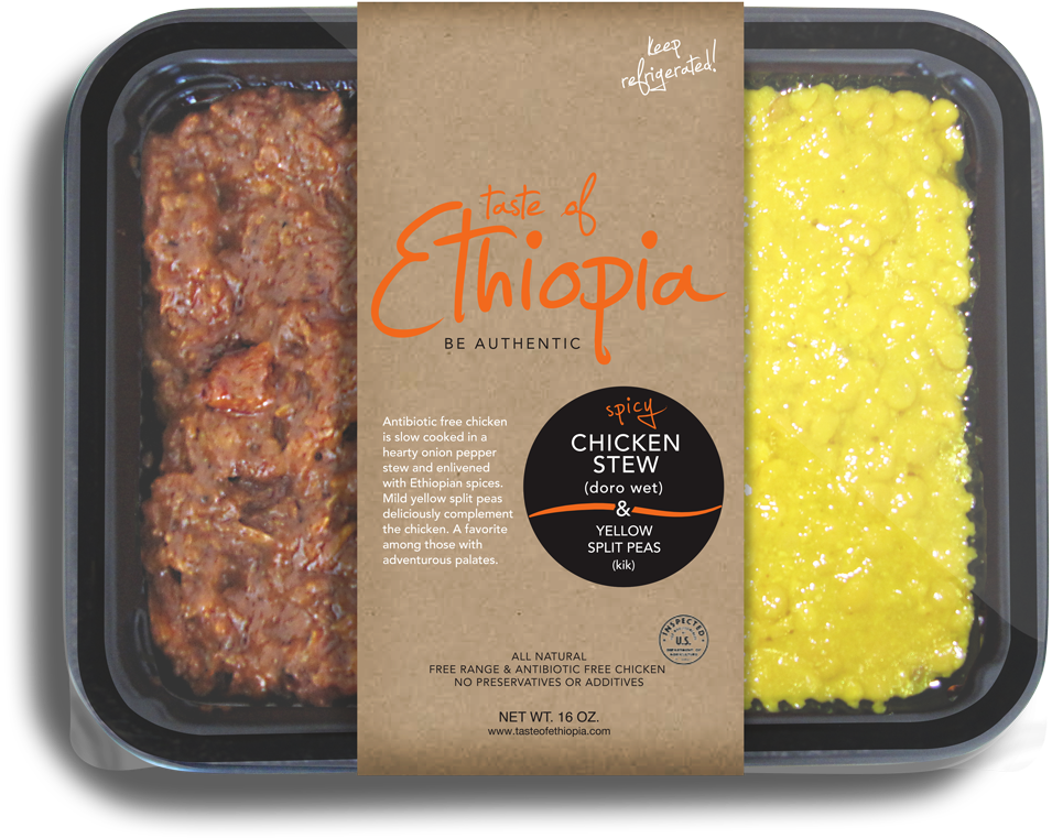 Chicken Stew Peas - Ethiopian Food To Go (1000x792), Png Download