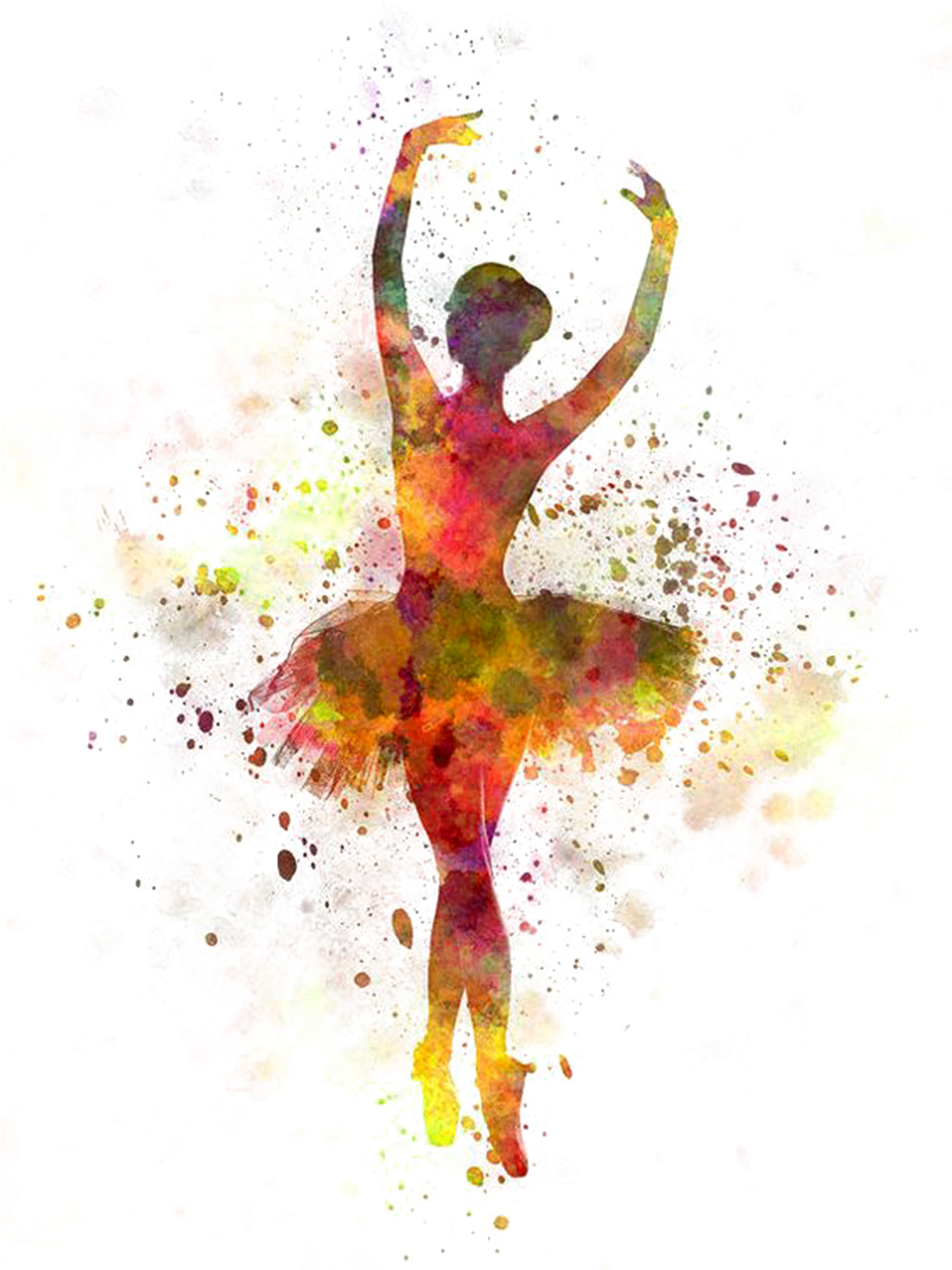 Download - Dancing Girl Png (2048x2048), Png Download