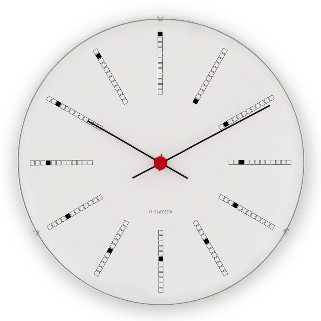 Arne Jacobsen Bankers Clock 210/290/480 - Arne Jacobsen Clocks (1024x1024), Png Download