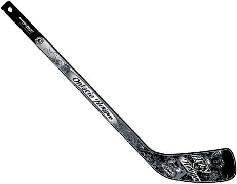 Ontario Reign Over California Hockey Stick - Street Hockey (500x667), Png Download