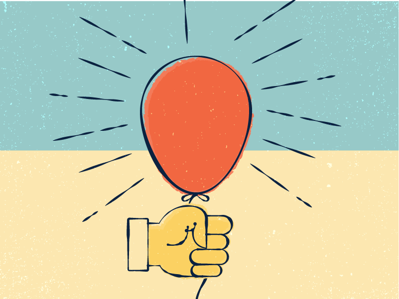Dyb 1-balloon - Illustration (801x601), Png Download